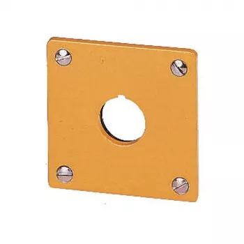 Eaton M22-EY1 Mounting Plate, Yellow, Aluminium, IP65, 72 x 72 mm 216542