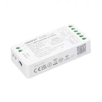 MiBoxer FUT035S+16kHz 2-in-1 Dual White LED Controller (DC12/24V, 2.4GHz, 16kHz Flicker-Free)