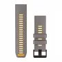 Garmin QuickFit 26 mm Silicone Watch Band Slate Gray/Yellow 010-14508-02