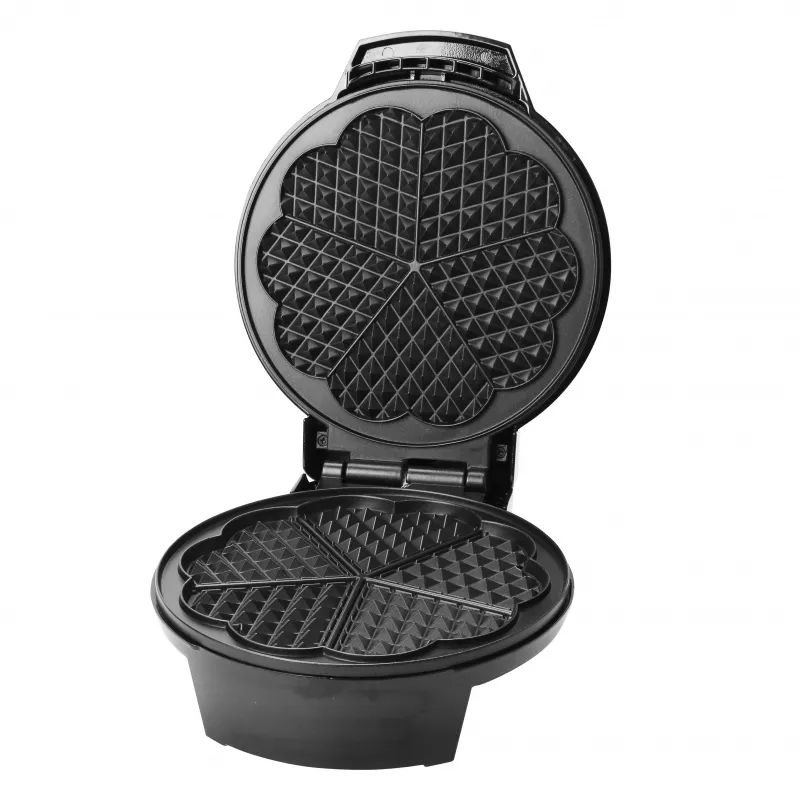 EMERIO WM-131149 Waffle Maker Non-Stick Coating, BPA-Free Black