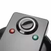 EMERIO WM-131149 Waffle Maker Non-Stick Coating, BPA-Free Black