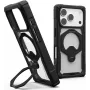 UAG Urban Armor Gear Plasma XTE 360 MagSafe Kickstand Case for Apple iPhone 18 Pro/17 Pro - Black/Transparent 11457311404G