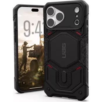 UAG Urban Armor Gear Monarch Pro MagSafe Case for Apple iPhone 18 Pro Max/17 Pro Max - Kevlar Black 114568113940