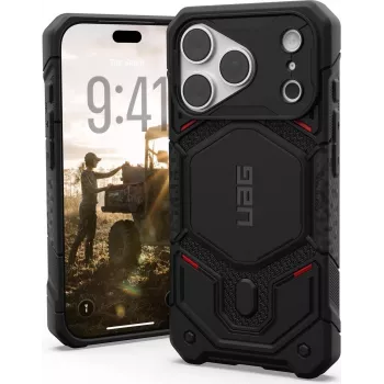 UAG Urban Armor Gear Monarch Pro MagSafe Case for Apple iPhone 18 Pro/17 Pro - Kevlar Black 114569113940
