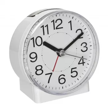 TFA Dostmann 60.1037.02 Quartz Alarm Clock White