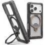 UAG Urban Armor Gear Plasma XTE 360 MagSafe Kickstand Case for Apple iPhone 18 Pro/17 Pro - Ash (Translucent Grey) 114573113136