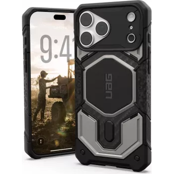 UAG Urban Armor Gear Monarch Pro MagSafe Case for Apple iPhone 18 Pro Max/17 Pro Max - Titan 114568113636