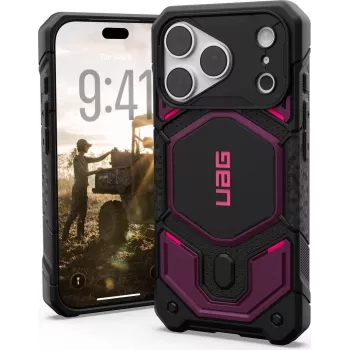 UAG Urban Armor Gear Monarch Pro MagSafe Case Limited SYNTH Edition for Apple iPhone 18 Pro/17 Pro Deep Purple 114569114I4I