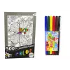 LEAN TOYS Puzzles to Colour 500 Elements Butterfly
