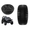 LEAN CARS Replacement Wheel for Jeep Wrangler JWR-555 Electric Ride-On Car, 290 mm, Black