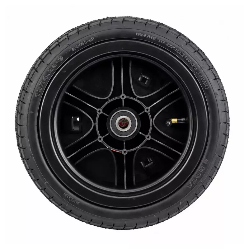LEAN CARS Replacement Wheel for Lamborghini A8803 XXL Battery-Powered Ride-On Car - Rubber Inflatable Tire, Black