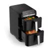 TEFAL Double Basket Airfryer EY7528E0 Easy Fry Crispy Stack, 2700 W, 6 L + 4 L, Black