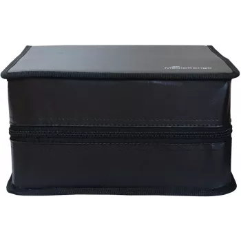 MediaRange CD/DVD Storage Sleeves with Flap, 500 Pack, Black