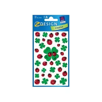 AVERY Zweckform Lucky Charms Round Stickers, 30 mm, 100 Labels, Multi-color, 10 Sheets