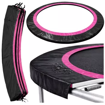 LEAN SPORT Spring Cover for Sport Max 10ft Trampoline Black-Pink