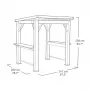 KETER Gazebo Grill 29213898 Hardtop Aluminum Gazebo