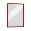 DURABLE DURAFRAME MAGNETIC A3 Red 5-Pack Magnetic Display Frame
