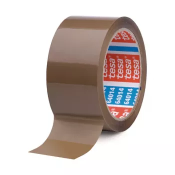 tesa 64014 PP Packaging Tape Brown 50 mm x 66 m