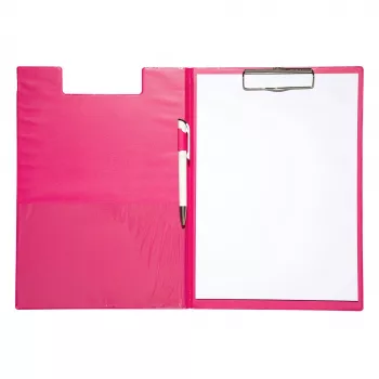 MAUL Clipboard Folder with Foil Cover, DIN A4, Pink 2339222
