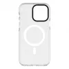 Evelatus Apple iPhone 15 Pro Max PC+TPU Case with MagSafe - Transparent Flower Print