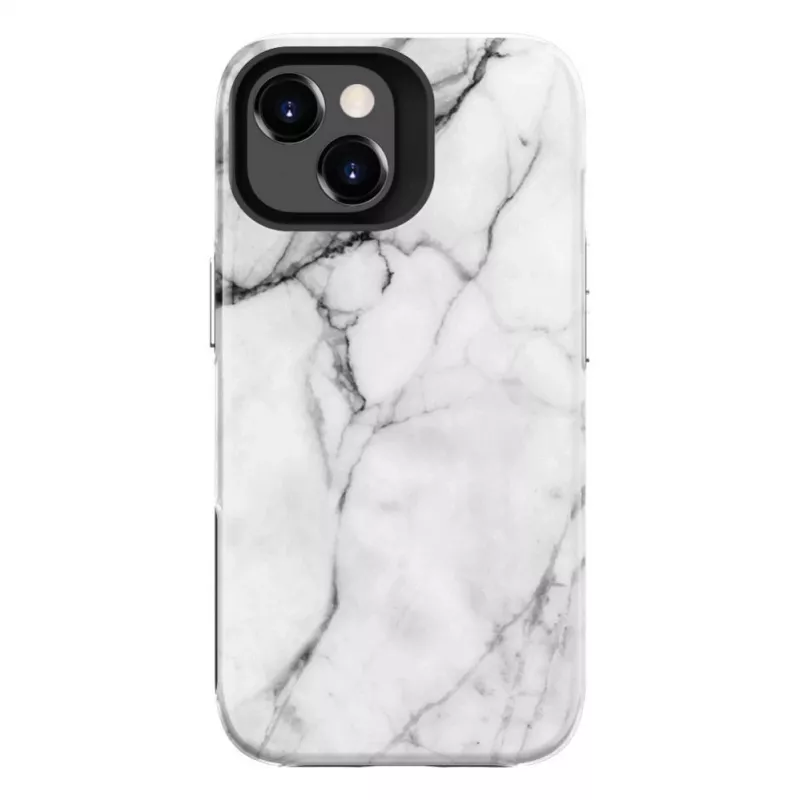Evelatus Apple iPhone 15 Plus Armor Case TPU+PC Marble White
