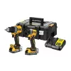 DEWALT 18V XR DCD800 DCF850 Twin Kit with 2x 1.7Ah Powerstack Batteries