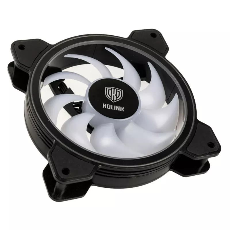 Kolink Umbra HDB ARGB LED PWM 120mm Fan - Black/White
