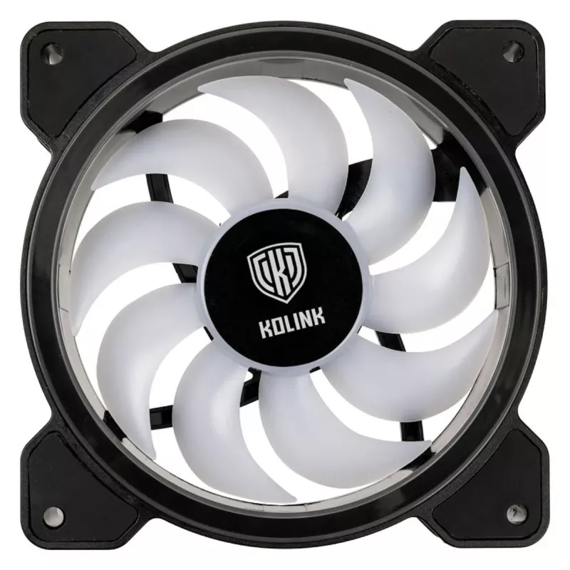 Kolink Umbra HDB ARGB LED PWM 120mm Fan - Black/White