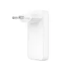 Fixed Slim 2xUSB-C Travel Charger 65W GaN PD White