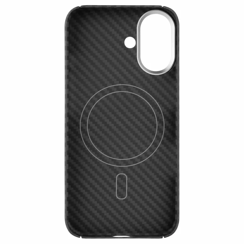 FIXED MagVelar Aramid Fiber Back Cover for Apple iPhone 17 - Black