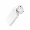 Fixed Slim Traveller 2xUSB-C Travel Charger with World Adapters, GaN, 45W - White