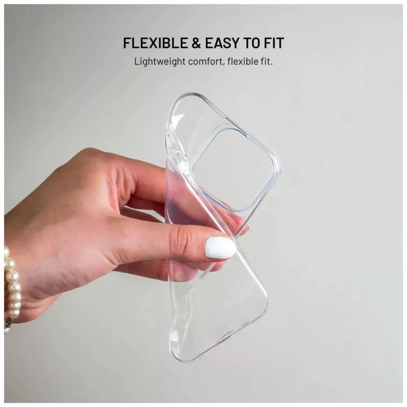 Fixed Story AntiUV Back Cover for Xiaomi Redmi Note 15 Pro 4G - Transparent TPU