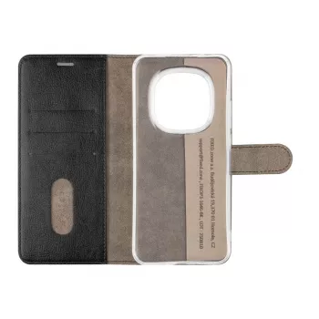 Fixed Opus Book Case for Xiaomi Redmi Note 15 Pro 5G - Leather, Black