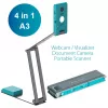 IRIScan Visualizer 7 Dyslexic - A3 Overhead Scanner, 13MP, USB, Arctic Blue/Silver