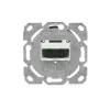 BUSCH-JAEGER Fiber Optic Subscriber Connection Unit 0244/22SC UP, SC Simplex, 2 Ports, Flush-Mounted, Alpine White (2CKA000230A0487)