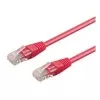 Wentronic 1m Cat6 RJ-45 Network Patch Cable, Gold-Plated, Magenta 95261