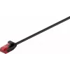 Goobay CAT 6 Slim Patch Cable, U/UTP, Black, 0.5 m 93713