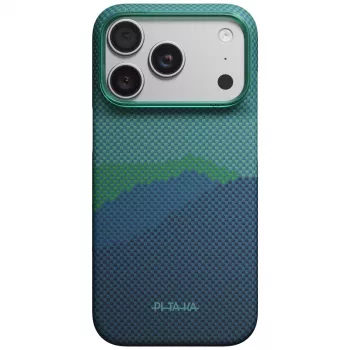 PITAKA Edge Case Over the Horizon MagSafe Case for iPhone 18 Pro / 17 Pro - Summer Noon