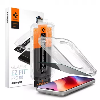 Spigen Glas.tR EZ Fit Pro HD Privacy Tempered Glass Screen Protector for Apple iPhone 18 Pro Max