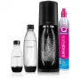 SodaStream Terra Megapack Black Sparkling Water Maker with 3 Bottles and Quick Connect CO2 Cylinder