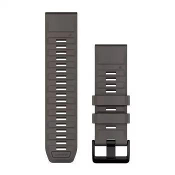 Garmin QuickFit 26 Watch Bands, Pebble Grey Silicone [010-14560-00]