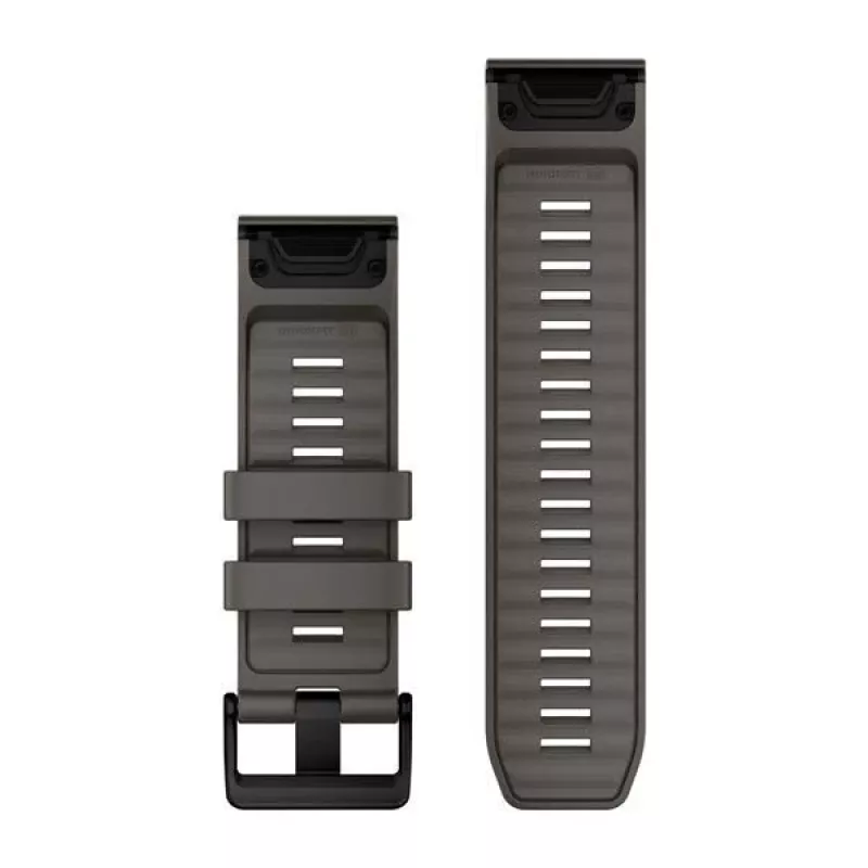 Garmin QuickFit 26 Watch Bands, Pebble Grey Silicone [010-14560-00]