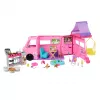 Barbie Dreamhouse Adventures Doll Camper Playset, Transforms to 7-Area RV, 60+ Accessories, Pink