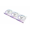 Zalman ZM-DF120R A3 White 120mm Reverse Daisy Chain ARGB Fan 3-Pack