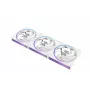 Zalman ZM-DF120R A3 White 120mm Reverse Daisy Chain ARGB Fan 3-Pack