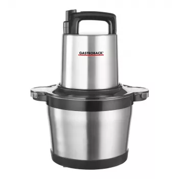 Gastroback 40966 Design Multi Chopper Professional 600 W 1.0 L Glass Bowl Stainless Steel