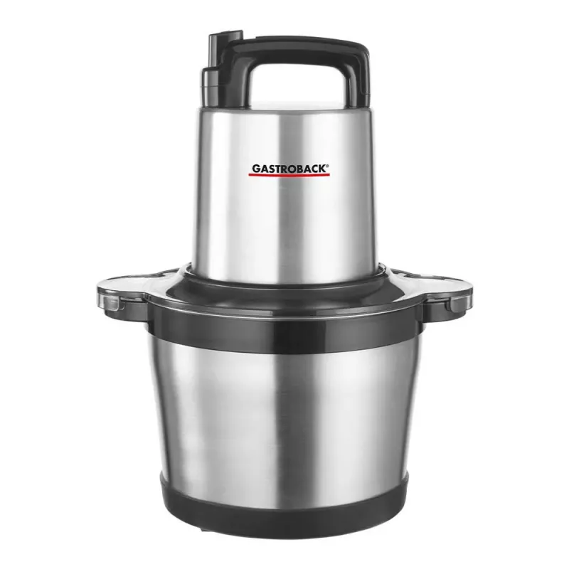 Gastroback 40966 Design Multi Chopper Professional 600 W 1.0 L Glass Bowl Stainless Steel