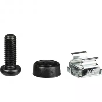 EFB ELEKTRONIK Cage Nut Set 20 x M6, Complete, Black