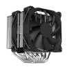 Zalman CNPS12X BP Black CPU Cooler - 120mm PWM Fan, Blue LED, 6 Heat Pipes, Intel/AMD