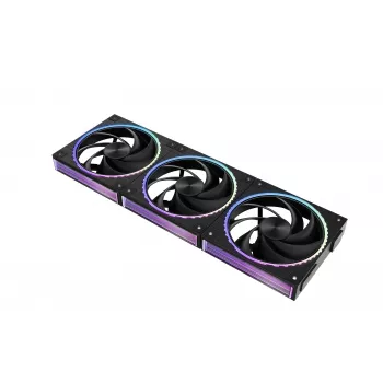 Zalman ZM-DF120R A3 120mm Daisy Chain Reverse Fan, 3-Pack, Black